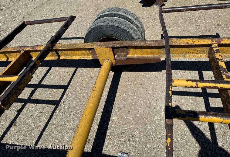 image for item ND9144 (2) shop built hay bale trailers