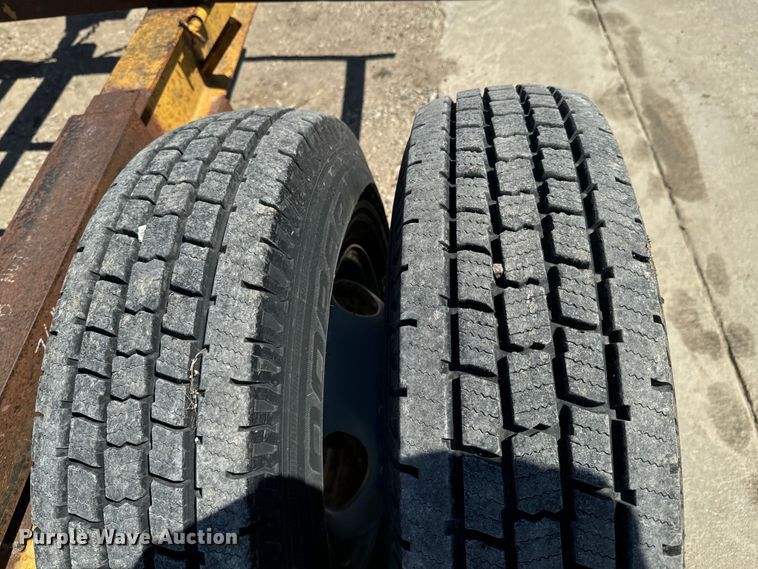 image for item ND9144 (2) shop built hay bale trailers