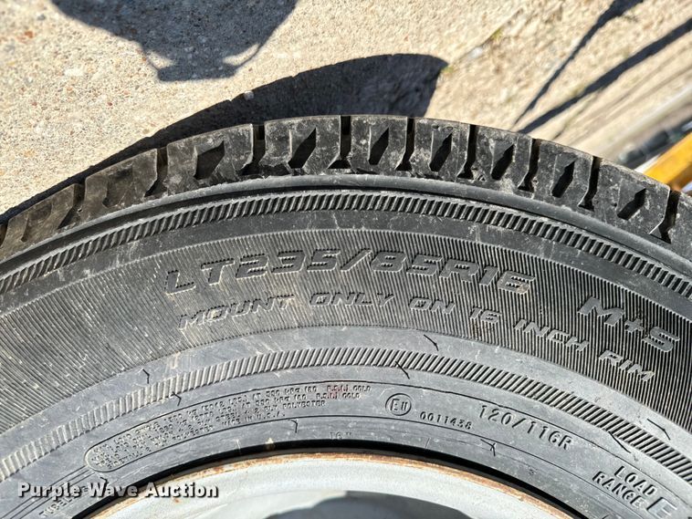 image for item ND9144 (2) shop built hay bale trailers