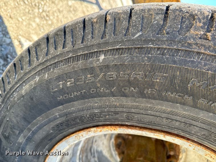 image for item ND9144 (2) shop built hay bale trailers