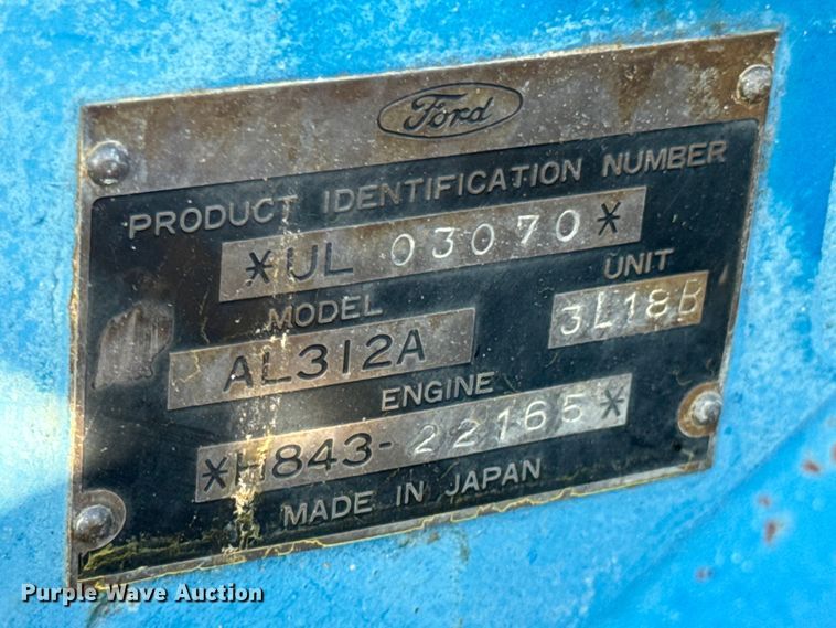 image for item ND9182 1983 Ford 1710 MFWD tractor