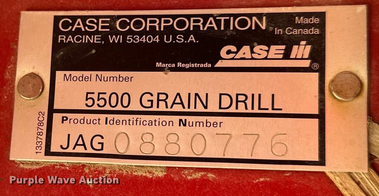image for item NT9073 Case IH 5500 Soybean Special grain drill