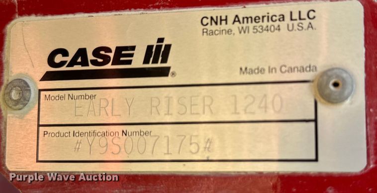 image for item NT9074 2009 Case IH 1240 Early Riser split row planter