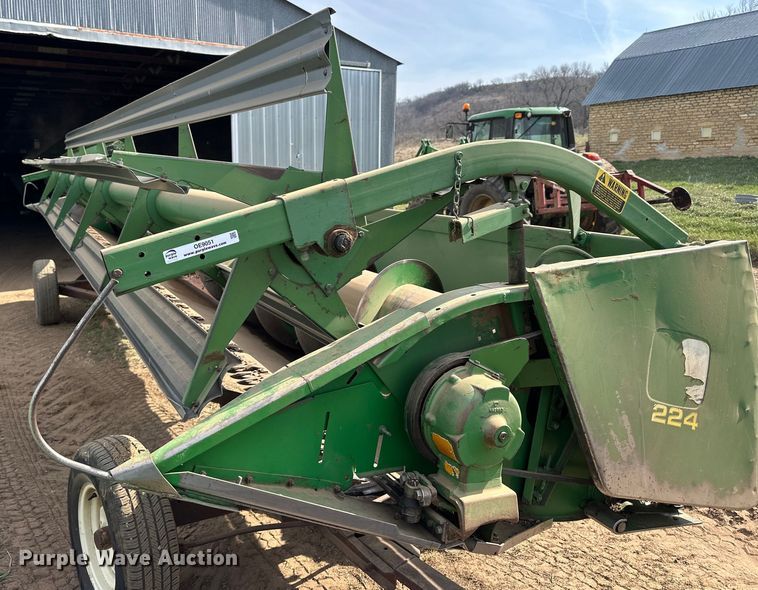 image for item OE9051 John Deere 224 rigid head