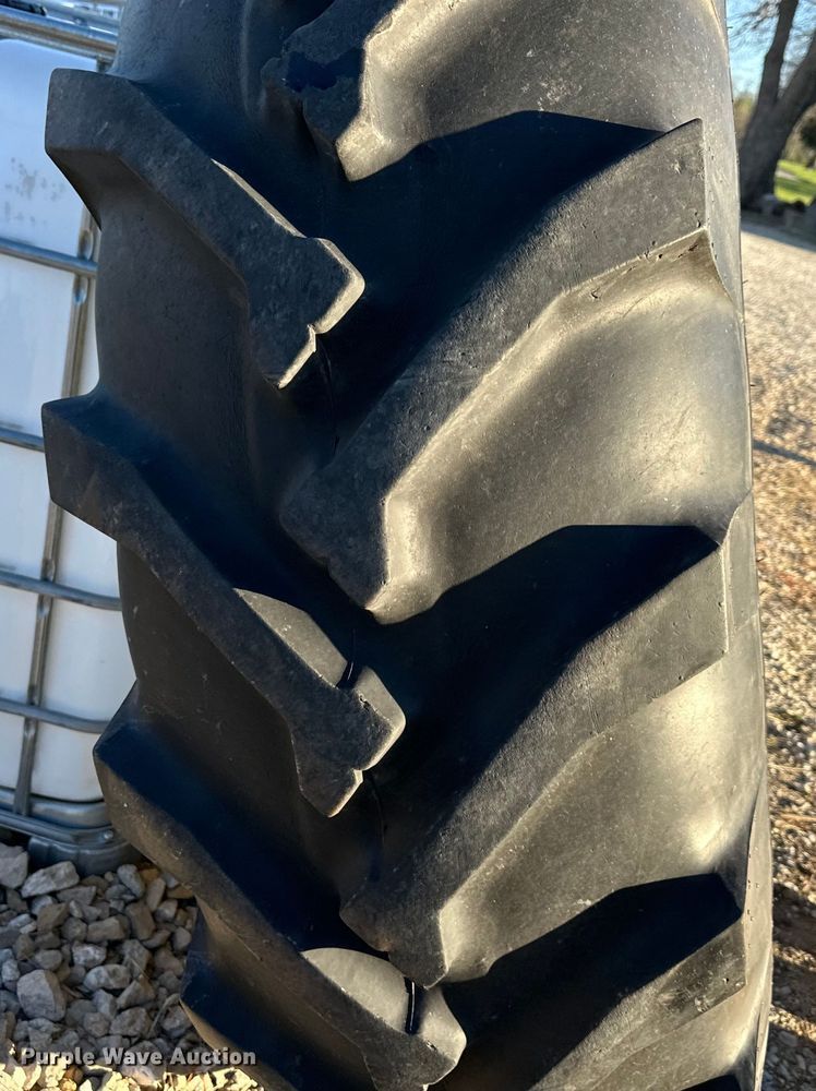 image for item OF9369 (2) 18.4-38 dual tires and hubs