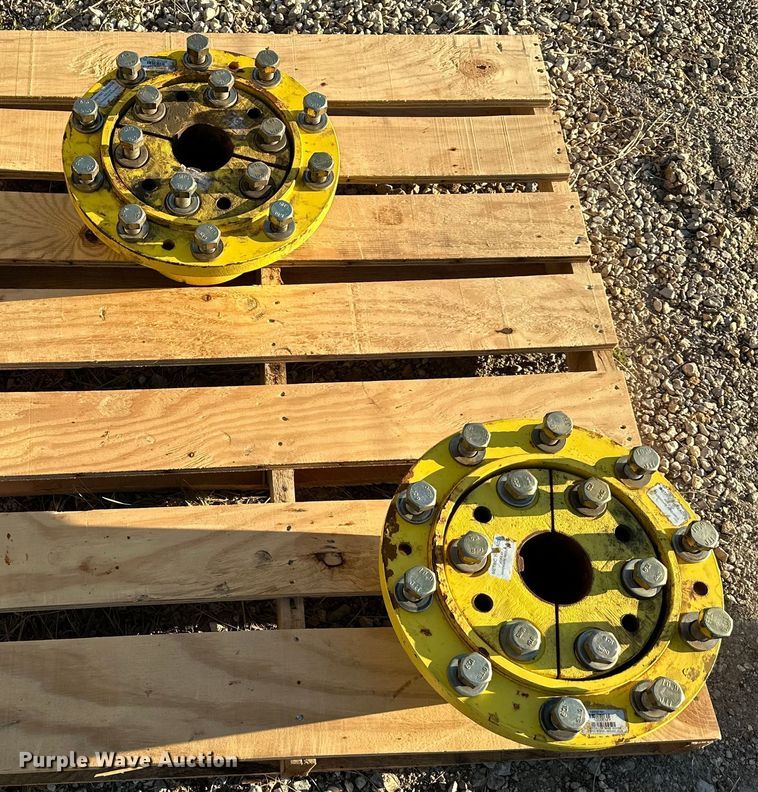 image for item OF9369 (2) 18.4-38 dual tires and hubs