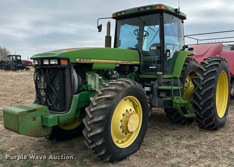 image for item OI9299 1995 John Deere 8300 MFWD tractor