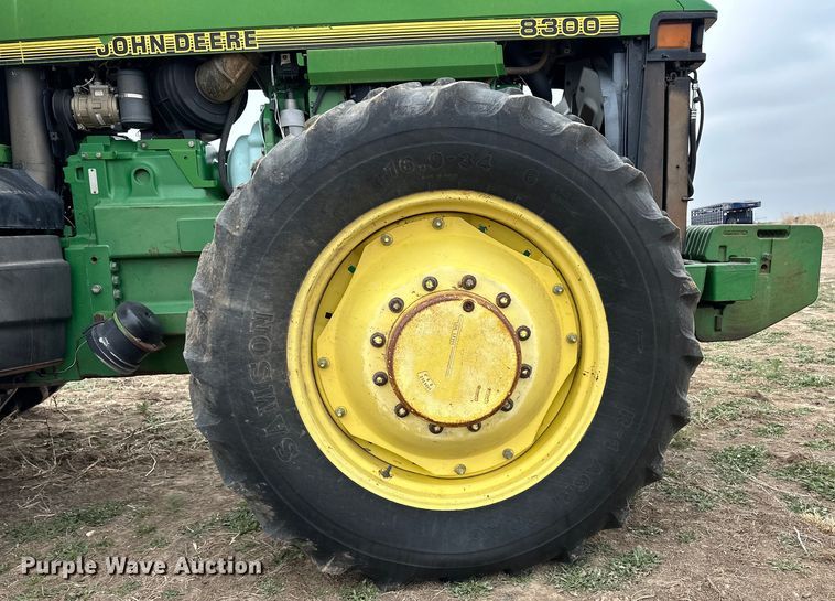 image for item OI9299 1995 John Deere 8300 MFWD tractor