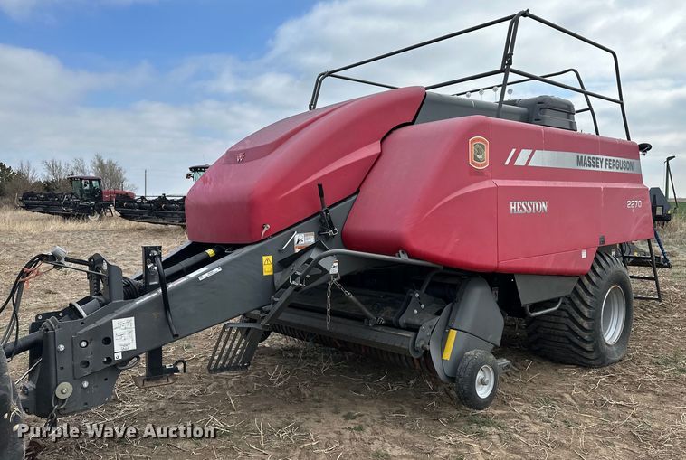image for item OI9300 2014 Massey Ferguson 2270 large square baler