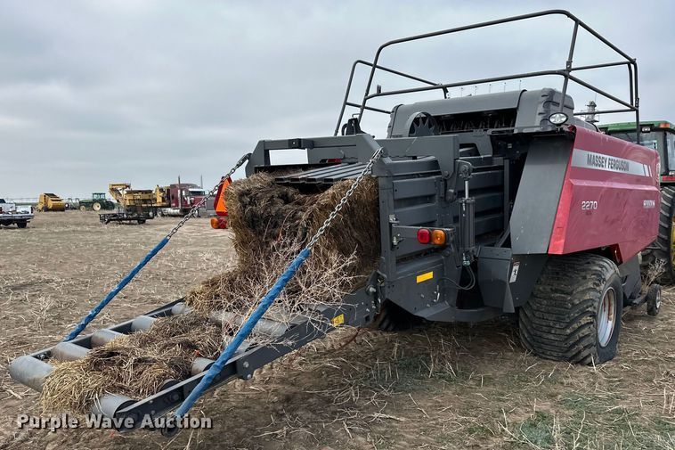 image for item OI9300 2014 Massey Ferguson 2270 large square baler
