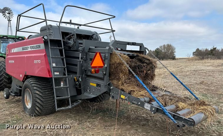 image for item OI9300 2014 Massey Ferguson 2270 large square baler