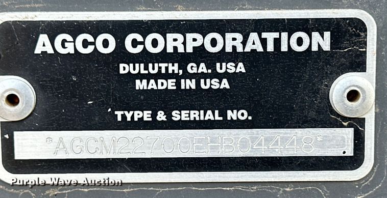 image for item OI9300 2014 Massey Ferguson 2270 large square baler