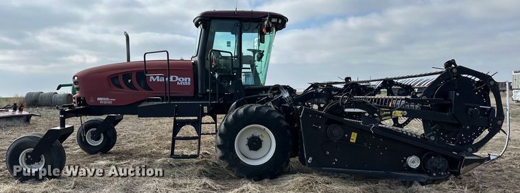 image for item OI9302 2013 MacDon M155 swather / windrower
