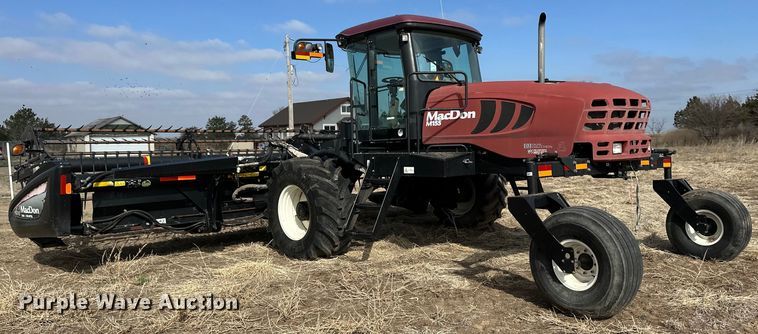 image for item OI9302 2013 MacDon M155 swather / windrower
