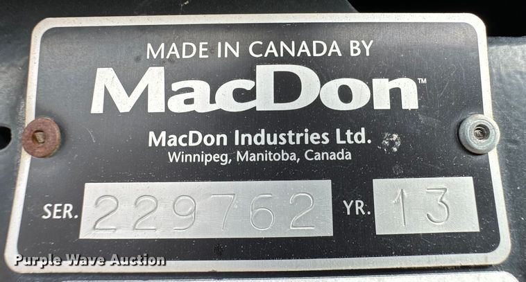 image for item OI9302 2013 MacDon M155 swather / windrower