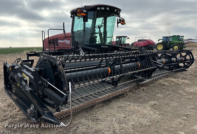 image for item OI9303 2014 MacDon M155 swather / windrower