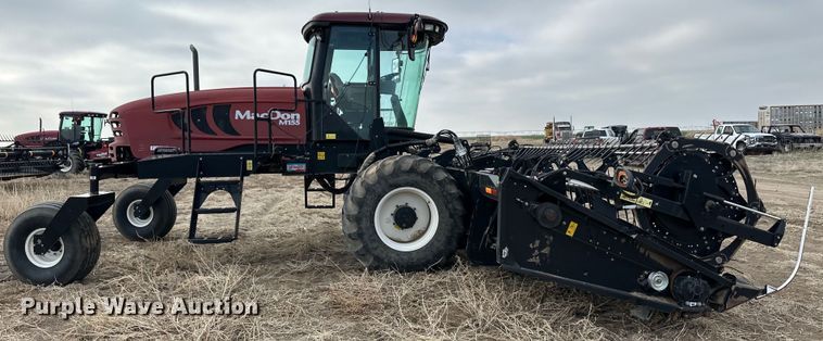 image for item OI9303 2014 MacDon M155 swather / windrower