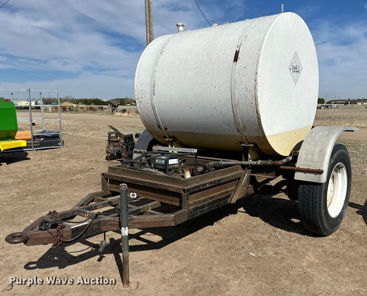 image for item OI9355 Shop built tank trailer