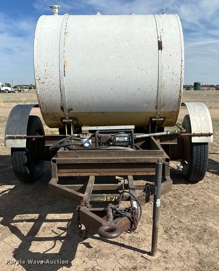 image for item OI9355 Shop built tank trailer