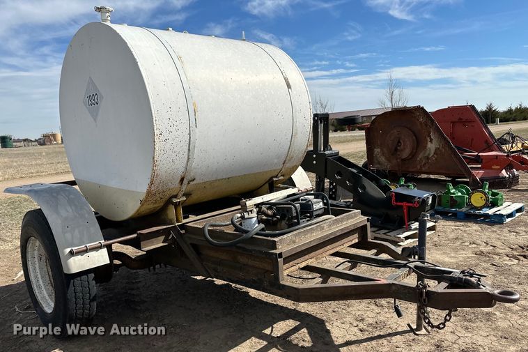 image for item OI9355 Shop built tank trailer