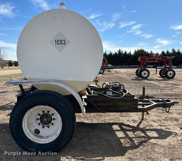 image for item OI9355 Shop built tank trailer