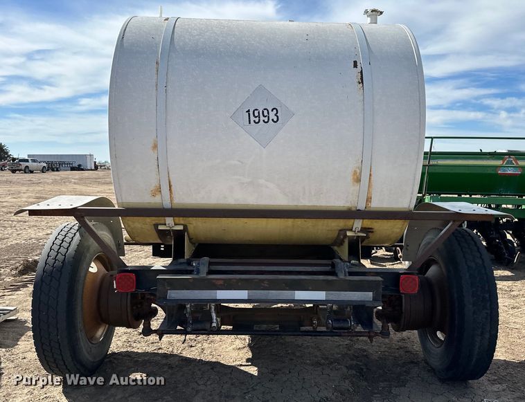 image for item OI9355 Shop built tank trailer