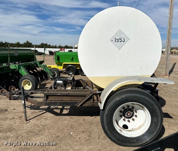 image for item OI9355 Shop built tank trailer