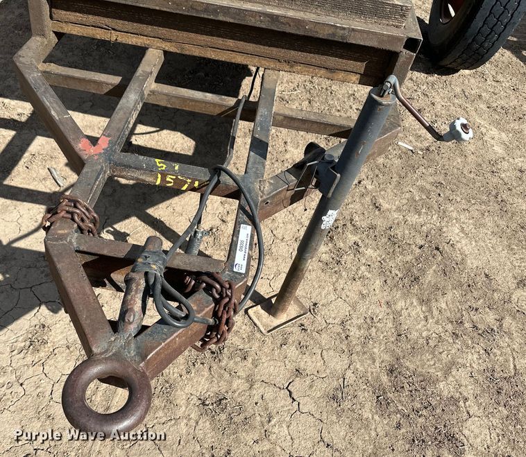 image for item OI9355 Shop built tank trailer