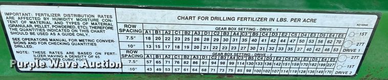 image for item OI9356 John Deere 750 grain drill