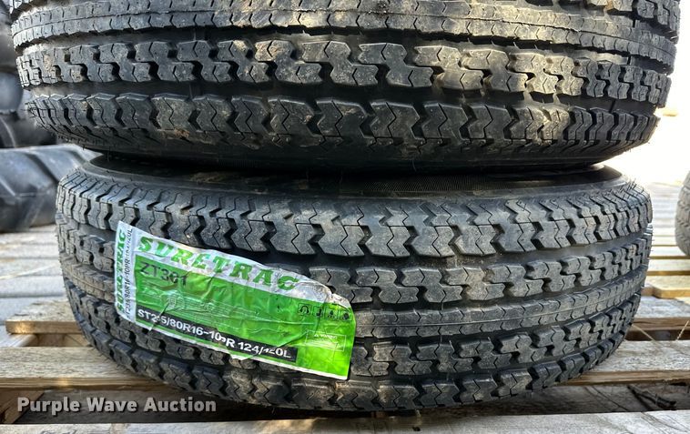 image for item OI9361 (8) trailer tires and wheels