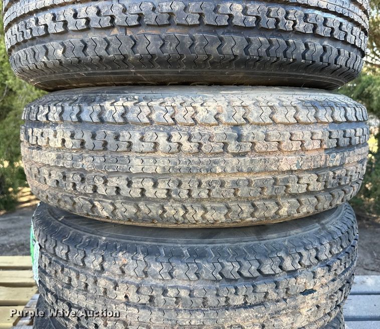 image for item OI9361 (8) trailer tires and wheels