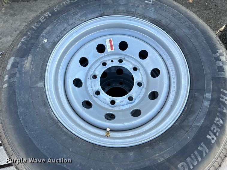 image for item OI9361 (8) trailer tires and wheels