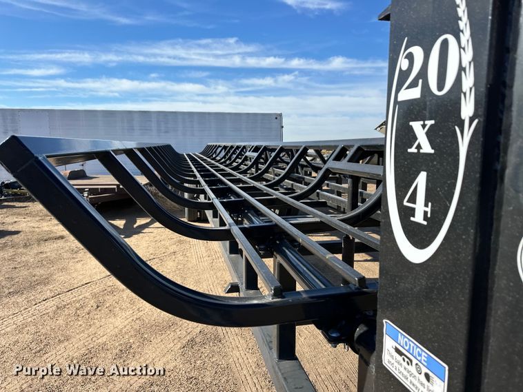 image for item OI9371 Industrias America 20x4 hay bale trailer