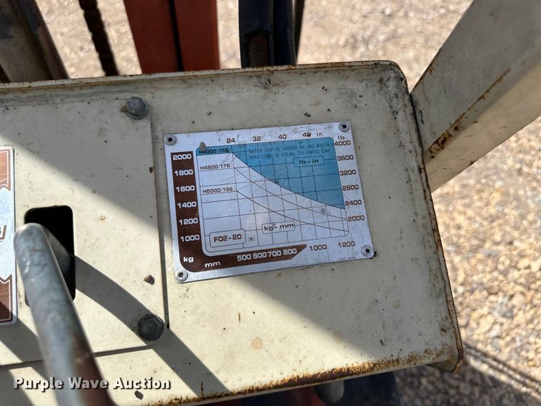 image for item OI9374 Datsun CPF02 forklift