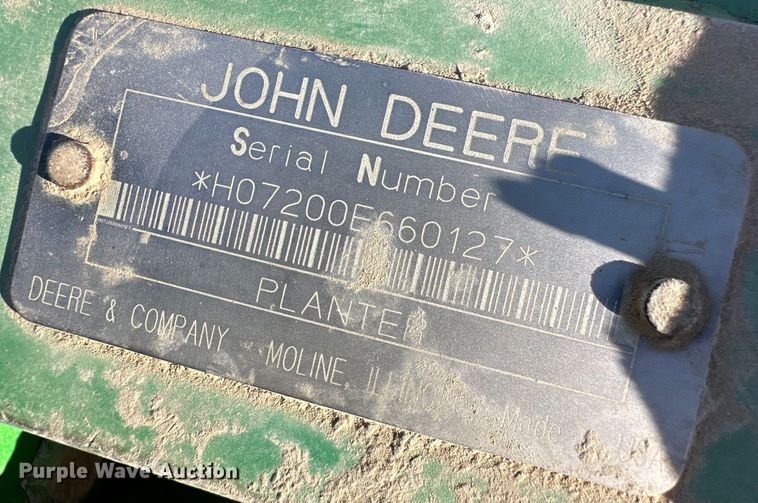 image for item OI9401 John Deere 7200 Conservation planter