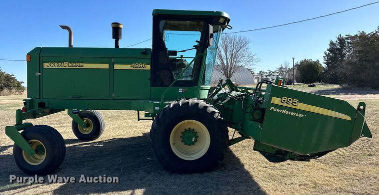 image for item OI9405 2004 John Deere 4895 swather / windrower