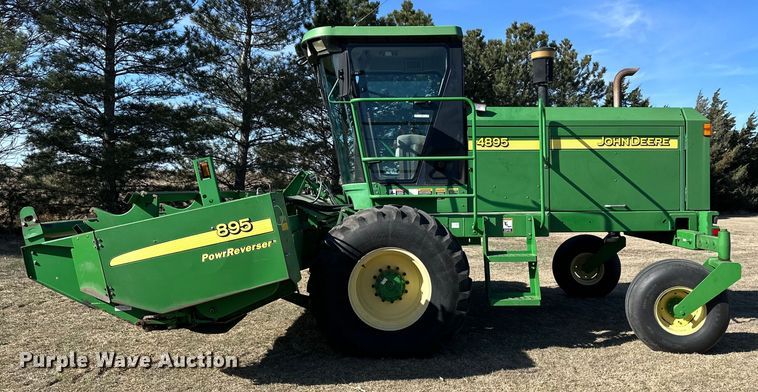 image for item OI9405 2004 John Deere 4895 swather / windrower