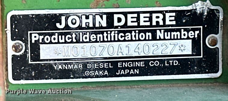 image for item OI9485 1995 John Deere 1070 tractor