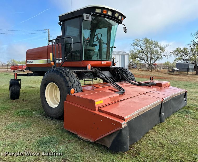 image for item OM9350 2002 Hesston  8550S swather / windrower