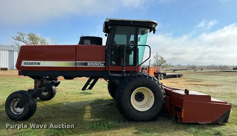 image for item OM9350 2002 Hesston  8550S swather / windrower