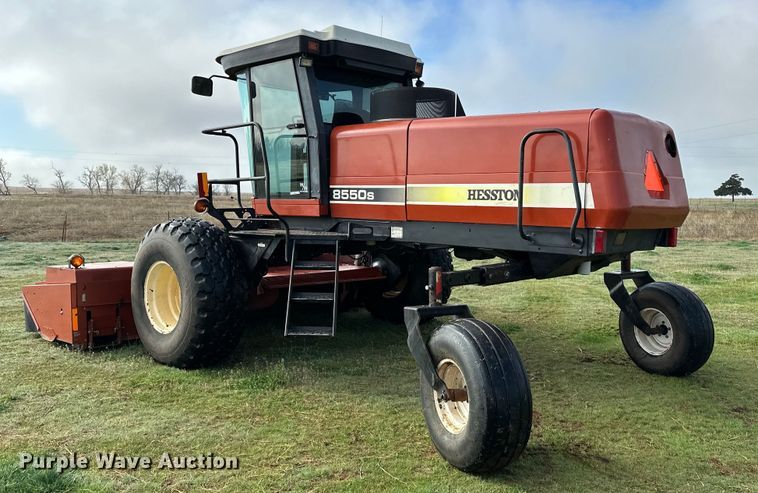 image for item OM9350 2002 Hesston  8550S swather / windrower