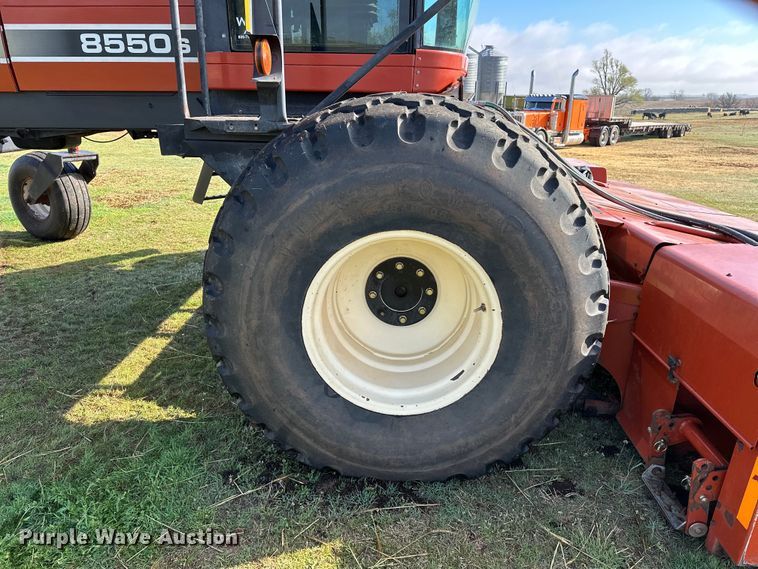 image for item OM9350 2002 Hesston  8550S swather / windrower