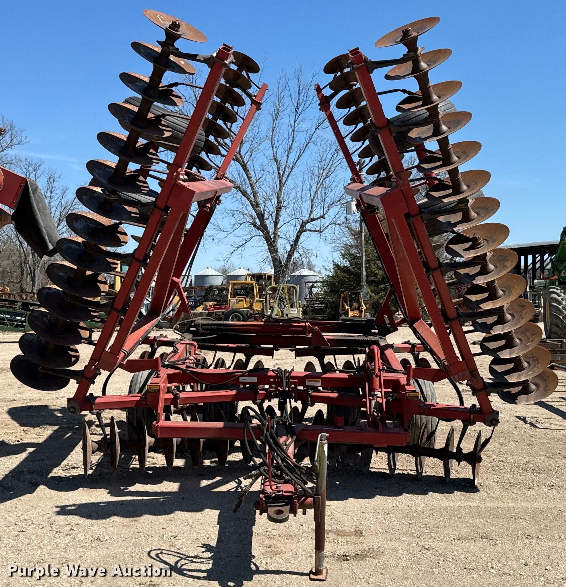 Case IH 3950 tandem disk in Saint Paul, KS Item ND9143 for sale Purple Wave
