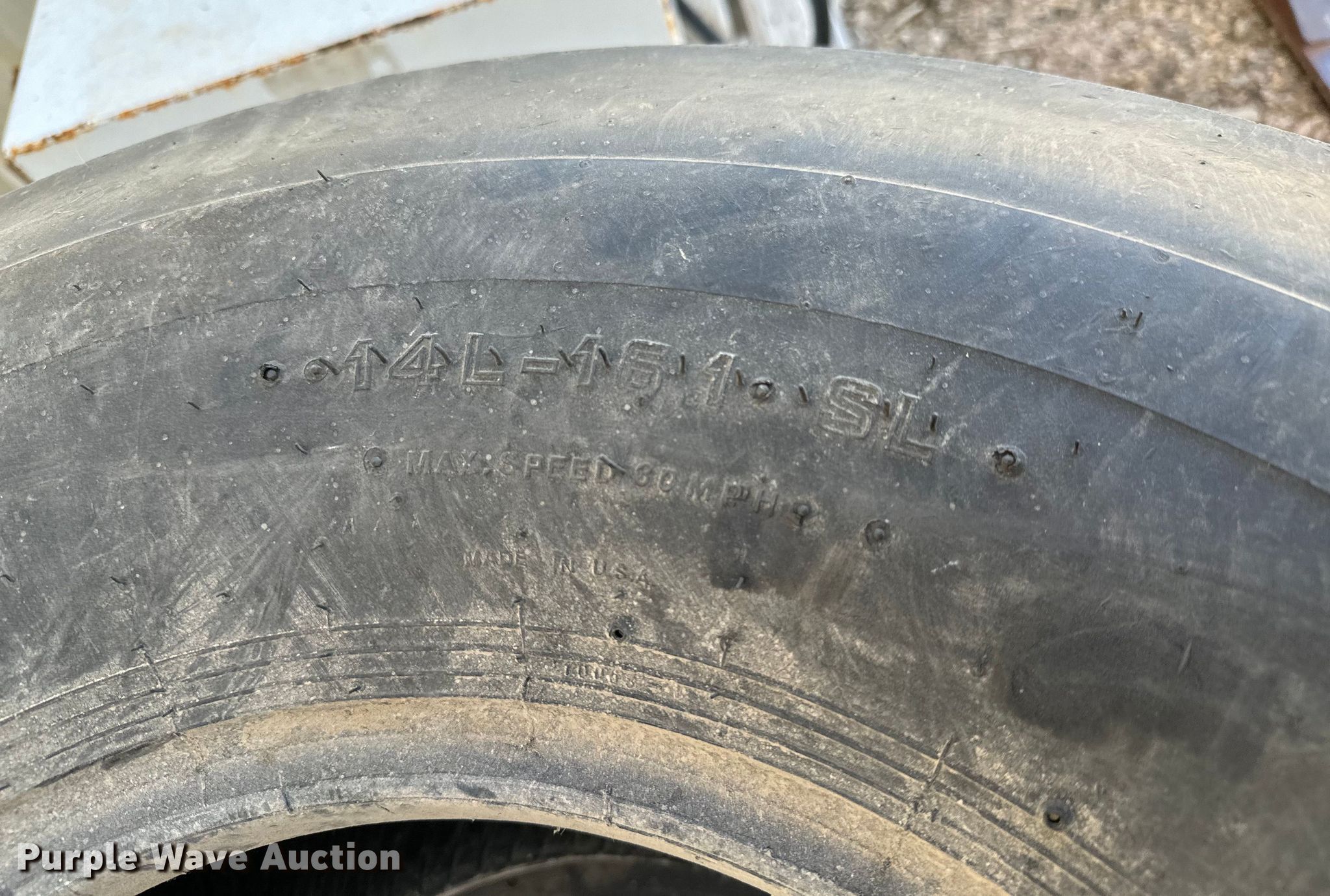 (4) tires and wheels in Olpe, KS Item NH9096 for sale Purple Wave