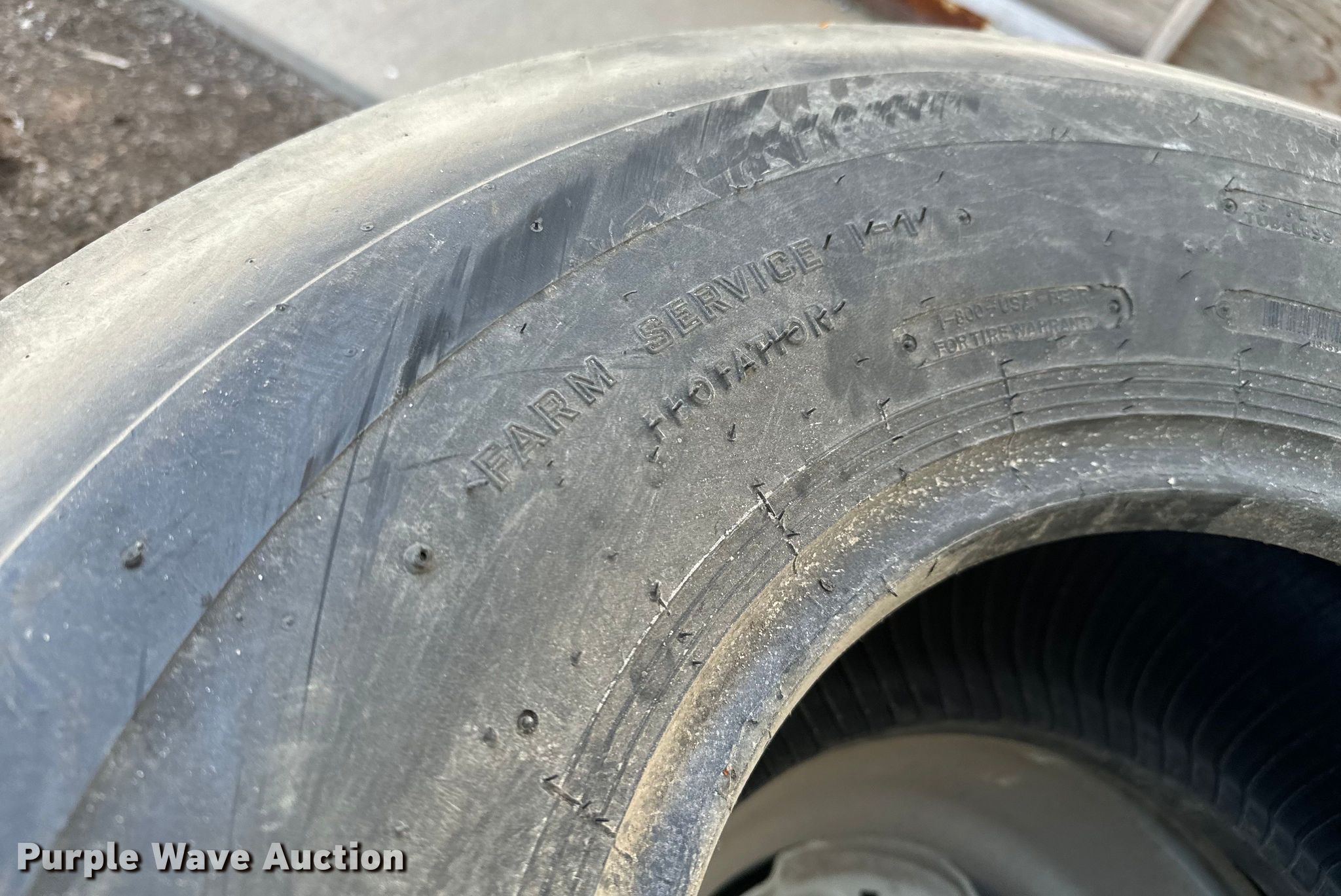 (4) tires and wheels in Olpe, KS Item NH9096 for sale Purple Wave