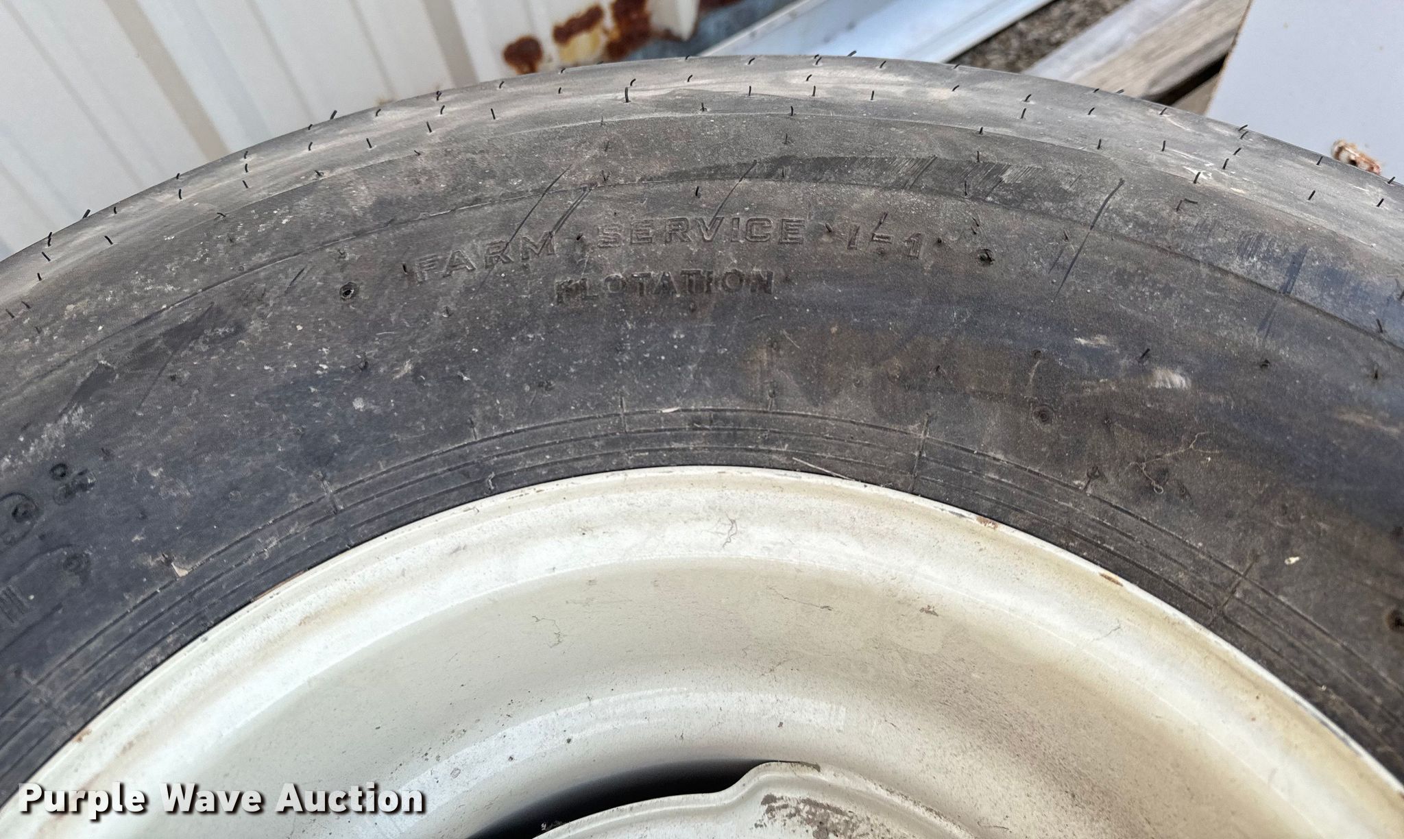 (4) tires and wheels in Olpe, KS Item NH9096 for sale Purple Wave