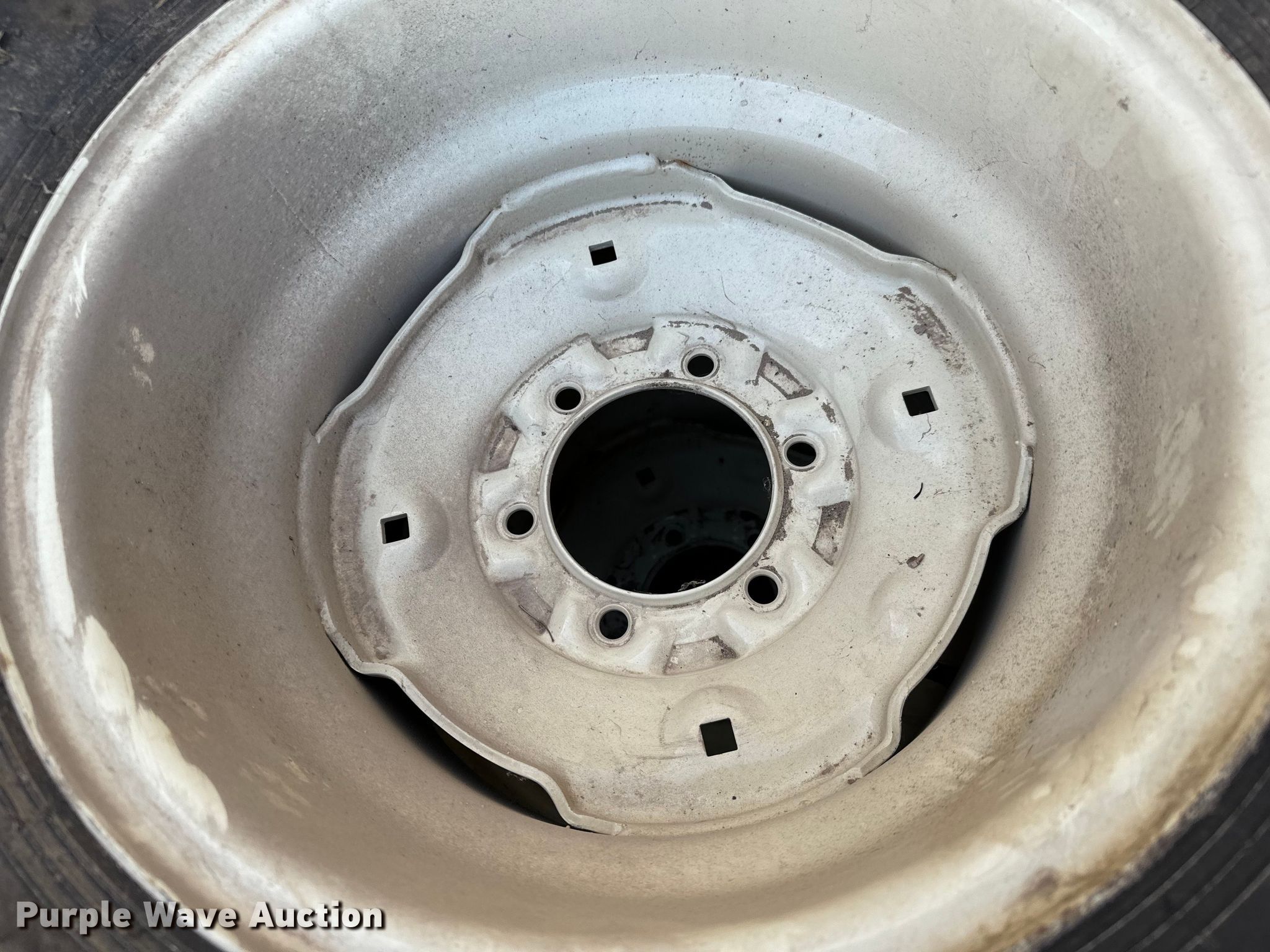 (4) tires and wheels in Olpe, KS Item NH9096 for sale Purple Wave