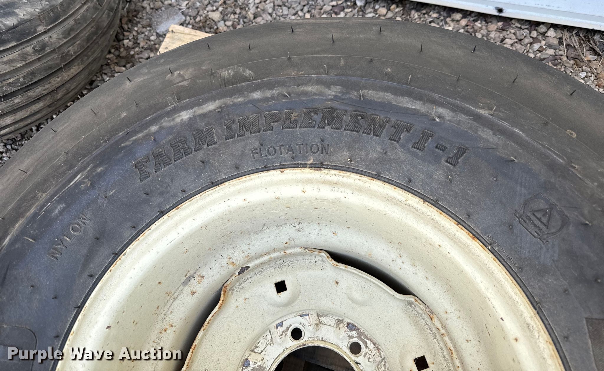 (4) tires and wheels in Olpe, KS Item NH9096 for sale Purple Wave