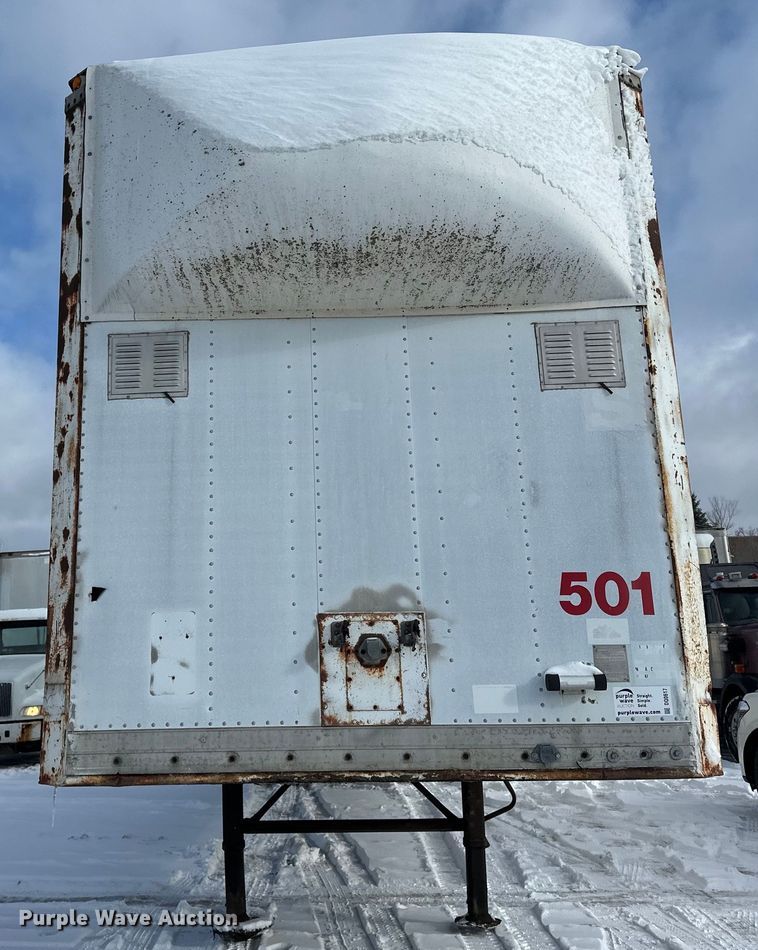 image for item DQ0617 1981 Stoughton FRPV-455T-AR dry van trailer