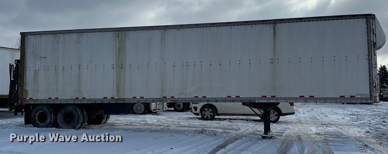 image for item DQ0617 1981 Stoughton FRPV-455T-AR dry van trailer